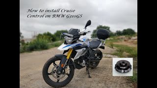 Cruise Control Installation on BMW G310GS with Bark Busters [upl. by Noak644]