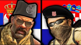 AVERAGE SERB VS CROAT DEBATE [upl. by Meekar]