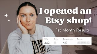 I LAUNCHED AN ETSY STORE My 1st Month on Etsy Selling Digital Downloads 💸 Results Tips amp Strategy [upl. by Eneluj461]