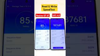 Realme GT 6T vs UFS 40 Read amp Write SpeedTest OMG 😱🔥🔥 [upl. by Akeryt]