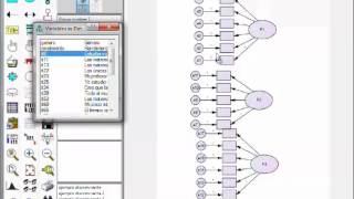 Cargas factoriales con AMOS [upl. by Ahael888]