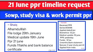 21 une Canada ppr timeline  Todays ppr request timeline canada  Latest Canada PPR part 1 [upl. by Delamare483]