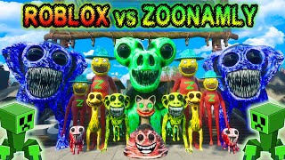 💯ROBLOX  All Monsters in Zoonomaly 3 vs Dogdays vs Minecraft vs Choo Choo Charles 🎃  ZOONOMALY 3 [upl. by Lili509]