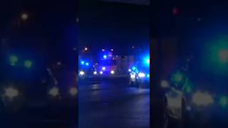 quot🚨Police Cars Convoy Responding To Emergency sirensamplights London UK 52 [upl. by Aninay25]