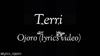 Terri Ojoro lyrics video [upl. by Aihsilat]