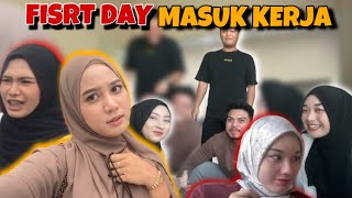 REACTION AI TEAM ISYA FIRST DAY KERJA [upl. by Rraval984]