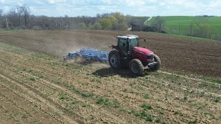 Verticall Tilling With Massey Ferguson 8650 and Landoll 7410 [upl. by Toogood896]