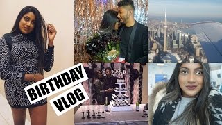 BIRTHDAY VLOG Champagne Birthday Black Roses Private Jet Glow in the Dark Mini Golf [upl. by Attinahs505]