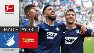 BIG Points For Hoffenheim  Hoffenheim  Union Berlin 42  Highlights  Matchday 33 – Bundesliga [upl. by Aletta]