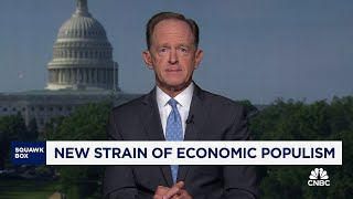 Former Sen Pat Toomey on new strain of economic populism [upl. by Ettennahs]