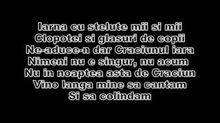 Horia Brenciu  Noapte de Crăciun Versuri Lyrics [upl. by Onaireves]