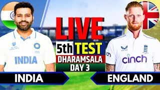 India vs England 5th Test  India vs England Live  IND vs ENG Live Score amp Commentary Session 2 [upl. by Seessel226]