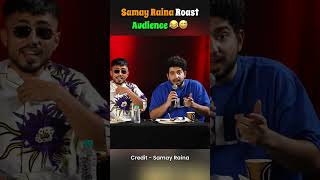 Samay Raina Roast Audience😂😅 shortsfeed samayraina indiagotlatent roast [upl. by Maher]