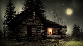 Creepy Cabin Halloween Ambience  3 Hours of Relaxing Spooky and Night Nature Sounds calming music [upl. by Nnaecyoj]