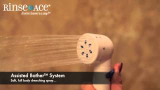 Assisted Bather System by Rinse Ace [upl. by Nekcarb]