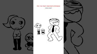 Making Dad Angry 🫣 Animation Meme shorts [upl. by Einej608]