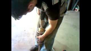 how not to release a coil spring [upl. by Aonehc]