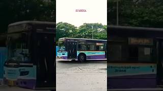 Chennai MTC BS6 Low Floor Bus song jollyogymkhana music love [upl. by Anailuy]