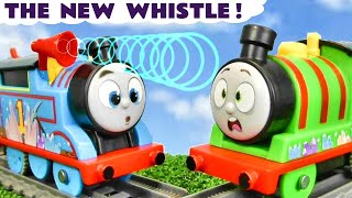 Thomas Gets a New Whistle in this fun Toy Train Story [upl. by Benjamen]