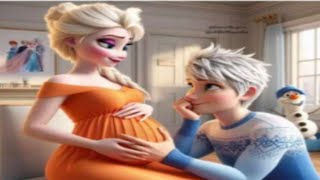 disneyprincess elsa pregnant and giving birth Becoming a mom pregnant pregnancy [upl. by Ayota]