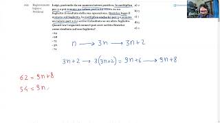 🧩 Luglio 2024  Logica n° 209  Luigi partendo da un numero intero positivo lo moltiplica per 3 e… [upl. by Spragens]