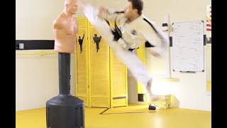 CRAZY HIGH TAEKWONDO KICKS [upl. by Strickman675]