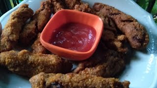 Restaurant Style Chicken strips recipe Easy chicken strips recipe 😋 [upl. by Akcimahs]