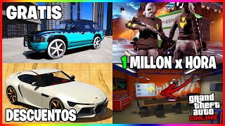 NUEVA ACTUALIZACION en GTA5 Online GOLPE al DOBLE 1 MILLONE x HORA DESCUENTOS y MÁS [upl. by Lleihsad]