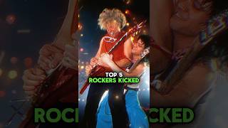 TOP 5 ROCKERS KICKED OUT OF THEIR BANDS shorts musichistory musicshorts [upl. by Ahsad]