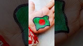 How to draw Bangladesh flag 🇧🇩🥰drawing viralshort shorts [upl. by Eeluj]