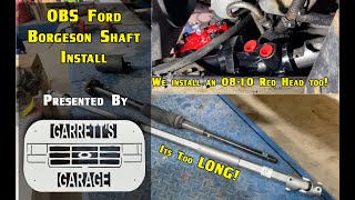 Installing a Borgeson Steering Shaft on you OBS Ford [upl. by Ahscrop]