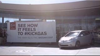 The Nissan LEAF Gas Station Takeover [upl. by Christin]