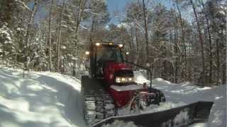 Grooming Ontario Snowmobile Trails [upl. by Osrick]