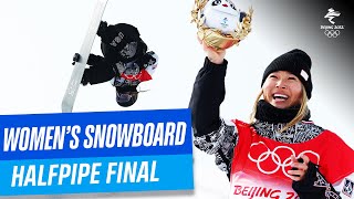 Snowboard  Womens Halfpipe Final  Full Replay  Beijing2022 [upl. by Iblehs]