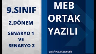 9SINIF MATEMATİK  2DÖNEM  2YAZILI HAZIRLIK 1  yazılısınavsoruları [upl. by Nannie706]