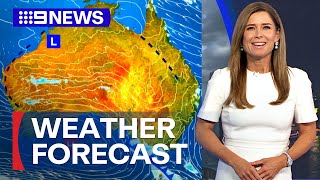 Australia Weather Update Possible rain for Sydney  9 News Australia [upl. by Anhej706]