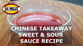 Chinese Takeaway Sweet amp Sour Sauce Recipe [upl. by Arrat]