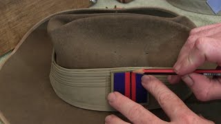 How to apply a Unit Colour Patch to a Puggaree [upl. by Loydie715]