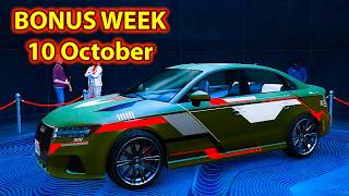 BONUS WEEK GTA5 10 October GTA Online Weekly Update Today gta5 gtasanandreas weeklyupdate [upl. by Assile]