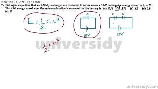 İTÜ FİZ 102E 1 VİZE 22032014 SORU 7 [upl. by Airednaxela]