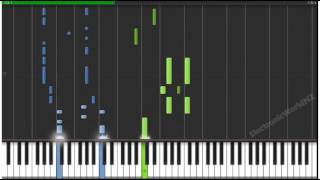 Synthesia Sora no Otoshimono  Fallen Down Piano Tutorial [upl. by Averi]