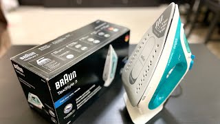 Braun TexStyle 3 Steam Iron SI 3041 Unboxing and Review [upl. by Ellennoj]