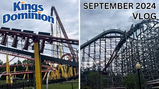 Kings Dominion Vlog September 2024 [upl. by Ruella]