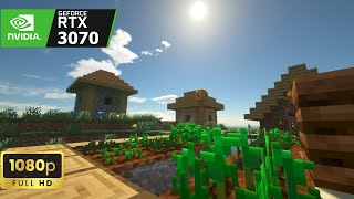 RTX 3070  RYZEN 7 7700X MAXIMA CALIDAD MINECRAFT en 1080p [upl. by Ahsyad]