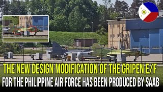 THE NEW DESIGN MODIFICATION OF THE GRIPEN EF FOR THE PHILIPPINE AIR FORCE HAS BEEN PRODUCED BY SAAB [upl. by Enelec]