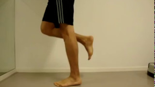 1 Achillespees oefeningen Single leg Calf Raises Level 1  Fysiotherapie Utrecht Oost [upl. by Kleinstein]