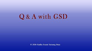 Q amp A with GSD 129 with CC [upl. by Yenruoc703]