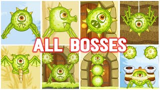 Red Ball 5 All Bosses Gameplay Android IOS With Music [upl. by Jackelyn841]