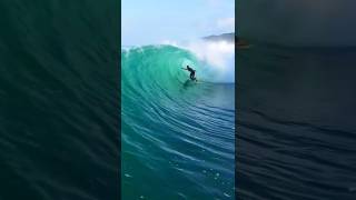 WOULD YOU SURF THIS WAVE🤔🤩shortsfeed waves surfing new surf edit shorts tropical indonesia [upl. by Aratas263]