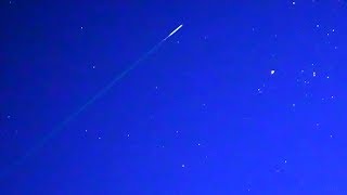 1022018 UFO Band of Light with Green contrail Flyby Analysis [upl. by Llereg596]